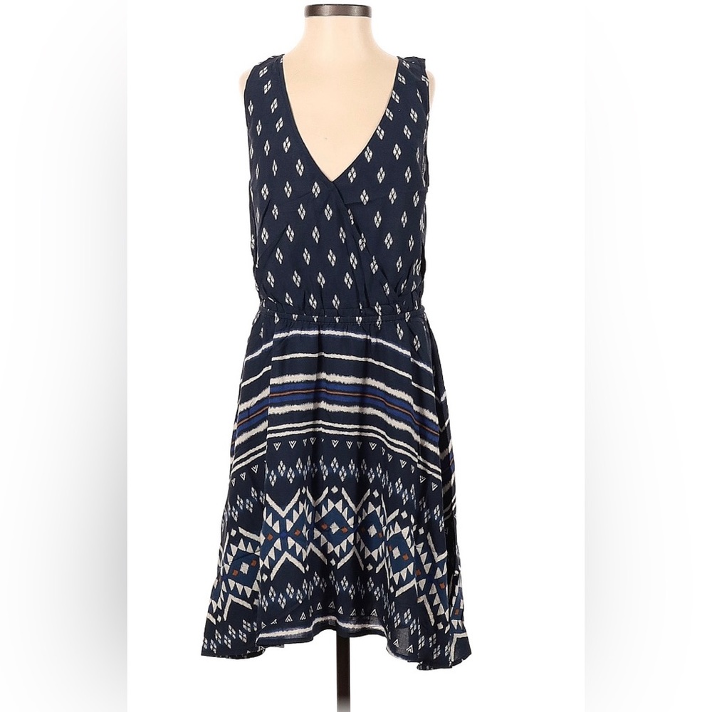 Lucky Brand Sleeveless Geometric Print Dress